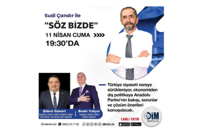 Sudi Çandır ile "Söz Bizde" 
